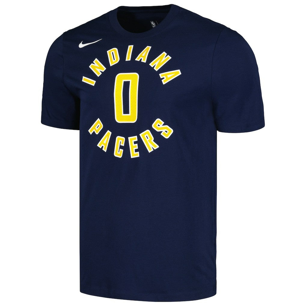 Nike - Tyrese Haliburton Indiana Pacers Icon 2022/23 Name & Number T-Shirt - Navy