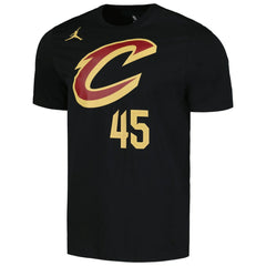 NBA - Donovan Mitchell Cleveland Cavaliers Jordan Brand 2022/23 Statement Edition Name & Number T-Shirt - Black
