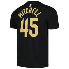NBA - Donovan Mitchell Cleveland Cavaliers Jordan Brand 2022/23 Statement Edition Name & Number T-Shirt - Black