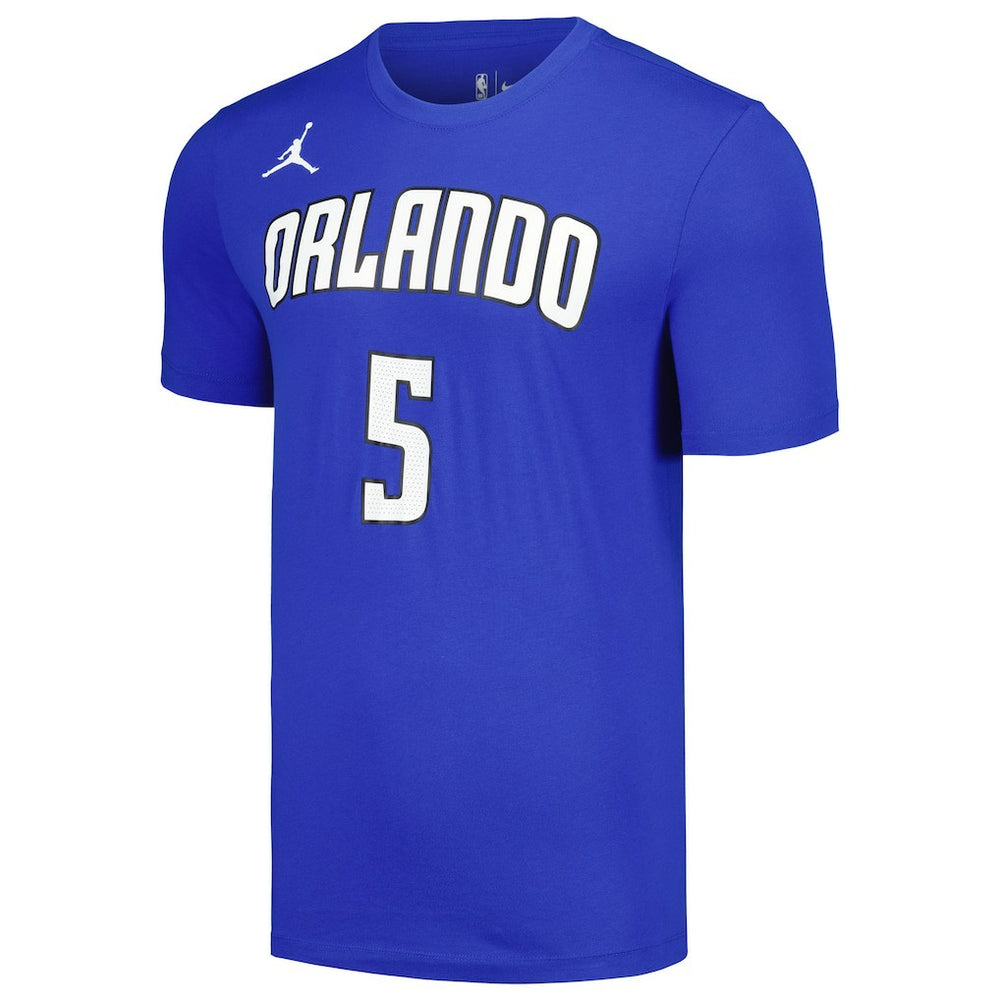NBA - Paolo Banchero Orlando Magic Jordan Brand 2022/23 Statement Edition Name & Number T-Shirt - Blue