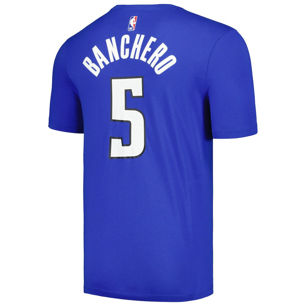 NBA - Paolo Banchero Orlando Magic Jordan Brand 2022/23 Statement Edition Name & Number T-Shirt - Blue
