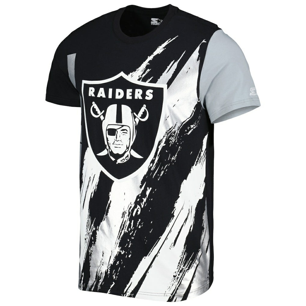 Las Vegas Raiders Starter Extreme Defender T-Shirt Black - NFL