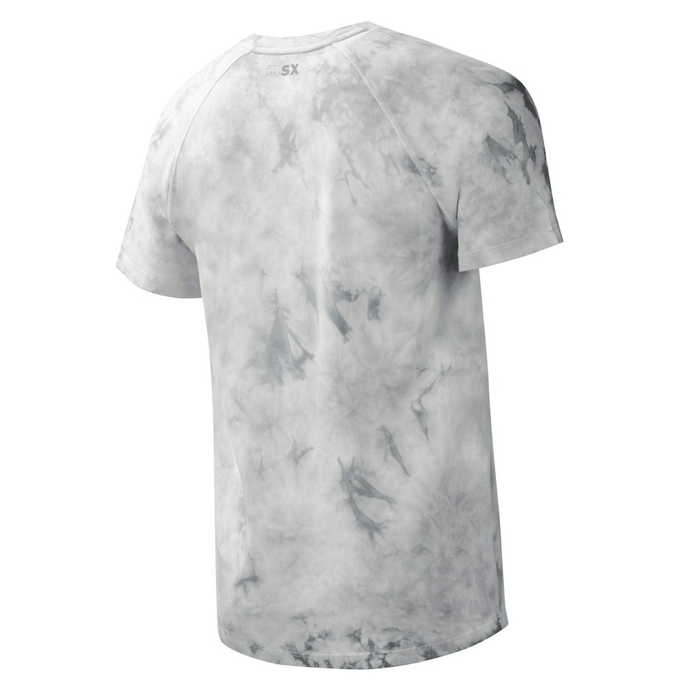 Cleveland Browns MSX by Michael Strahan Resolution Tie-Dye Raglan T-Shirt Gray - NFL