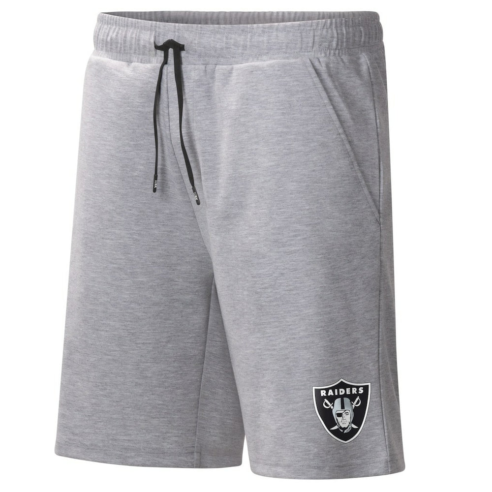 Las Vegas Raiders MSX by Michael Strahan Trainer Shorts Heather Gray - NFL