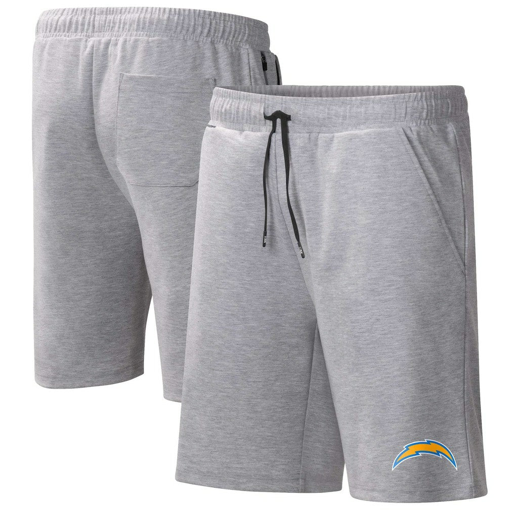 Los Angeles Chargers MSX by Michael Strahan Trainer Shorts Heather Gray - NFL