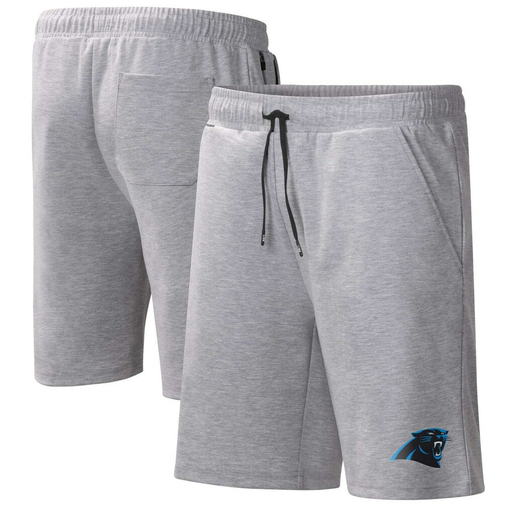 Carolina Panthers MSX by Michael Strahan Trainer Shorts Heather Gray - NFL