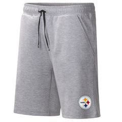 Pittsburgh Steelers MSX by Michael Strahan Trainer Shorts Heather Gray - NFL