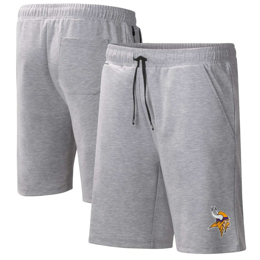 Minnesota Vikings MSX by Michael Strahan Trainer Shorts Heather Gray - NFL