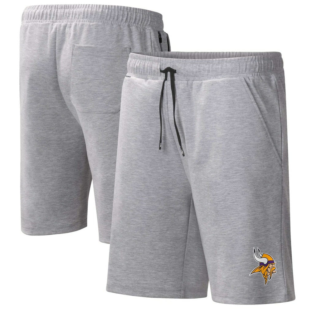 Minnesota Vikings MSX by Michael Strahan Trainer Shorts Heather Gray - NFL