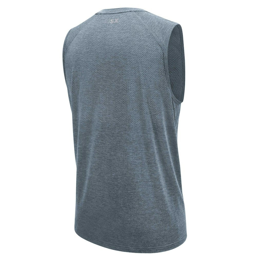 Pittsburgh Steelers MSX by Michael Strahan Warm Up Sleeveless T-Shirt Gray - NFL