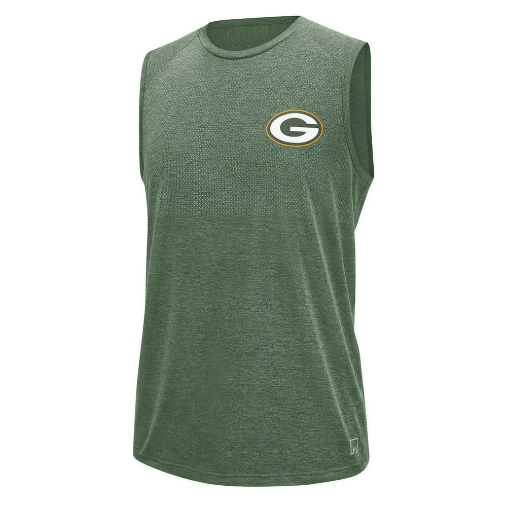 Green Bay Packers MSX by Michael Strahan Warm Up Sleeveless T-Shirt Green - NFL