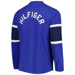 St. Louis Blues - Tommy Hilfiger Walter Lace-Up Long Sleeve Top Blue