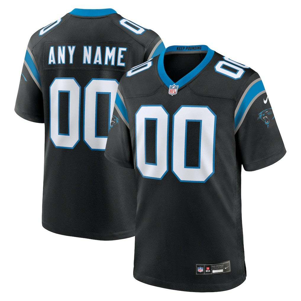 Carolina Panthers Custom Game Jersey Black - Nike