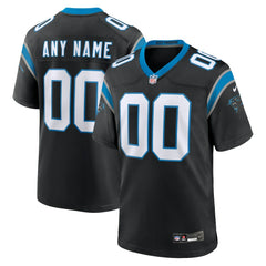 Carolina Panthers Custom Game Jersey Black - Nike