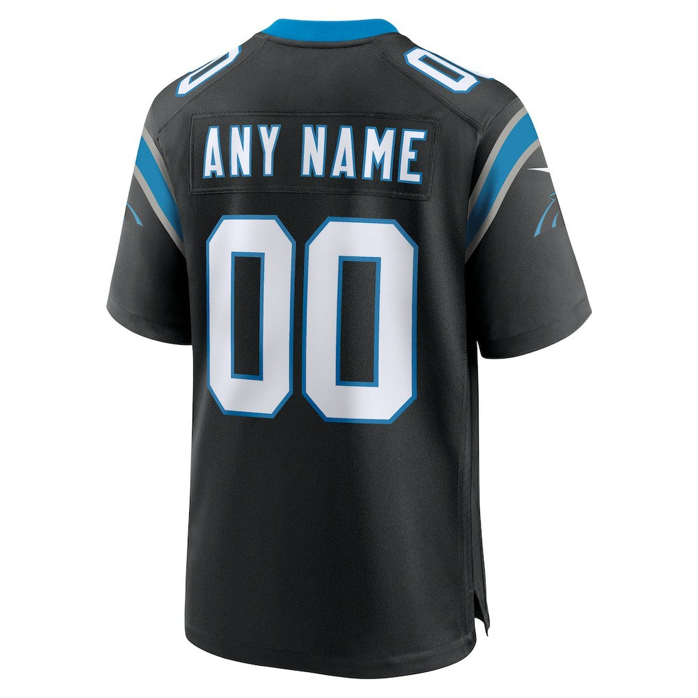 Carolina Panthers Custom Game Jersey Black - Nike