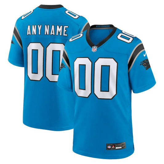 Carolina Panthers Alternate Custom Game Jersey - Blue | NFL Jerseys