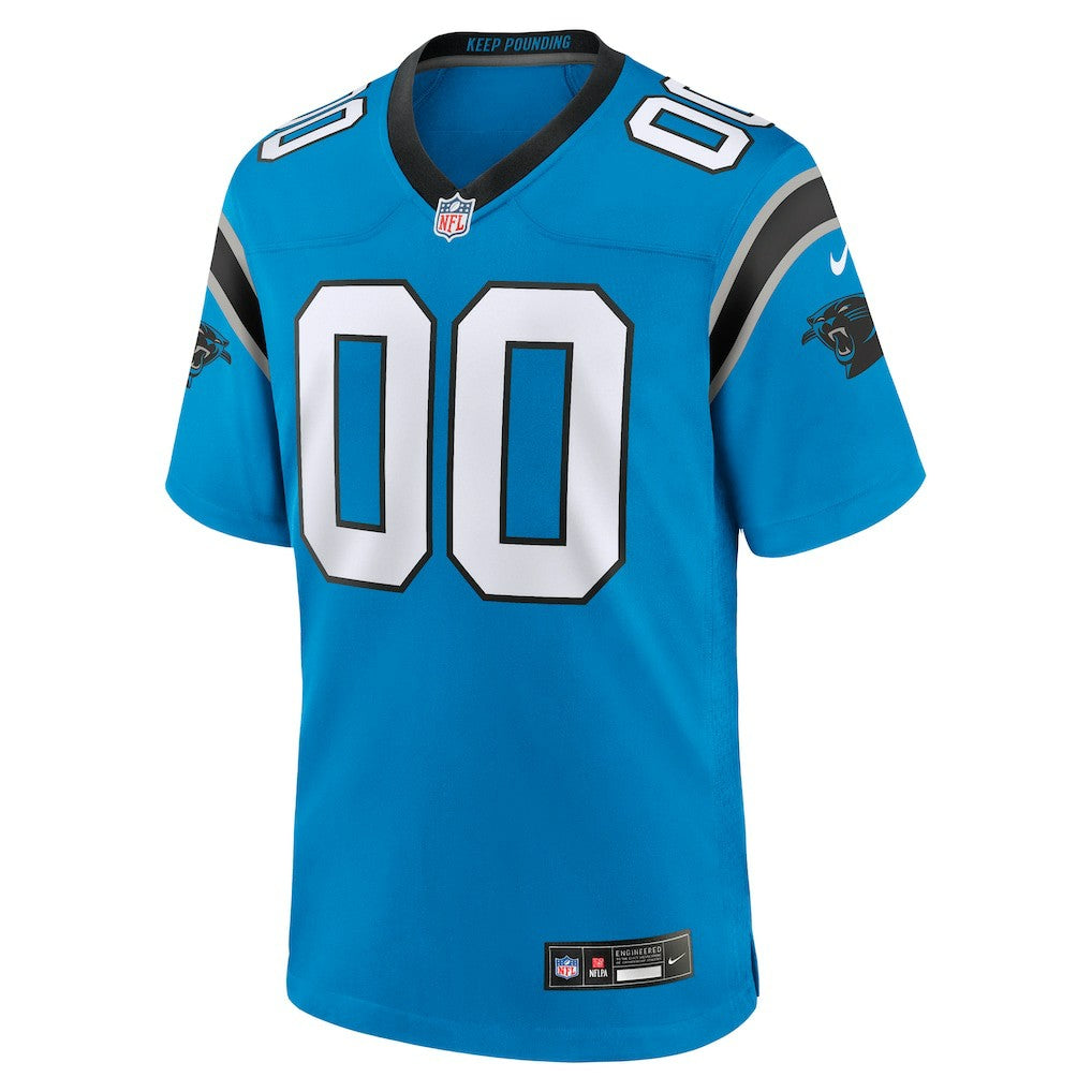 Carolina Panthers Alternate Custom Game Jersey - Blue | NFL Jerseys