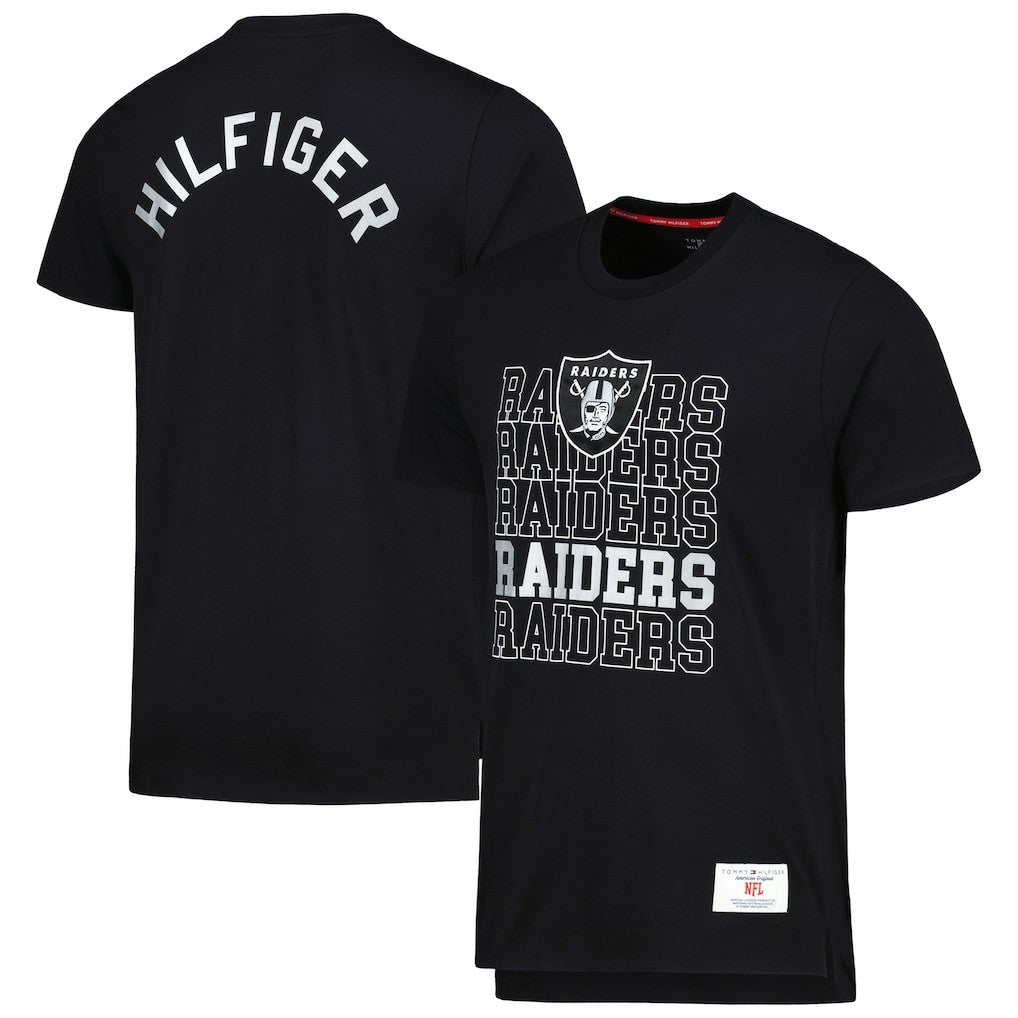 Las Vegas Raiders Tommy Hilfiger Liam T-Shirt Black - NFL