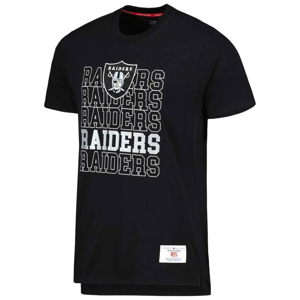 Las Vegas Raiders Tommy Hilfiger Liam T-Shirt Black - NFL