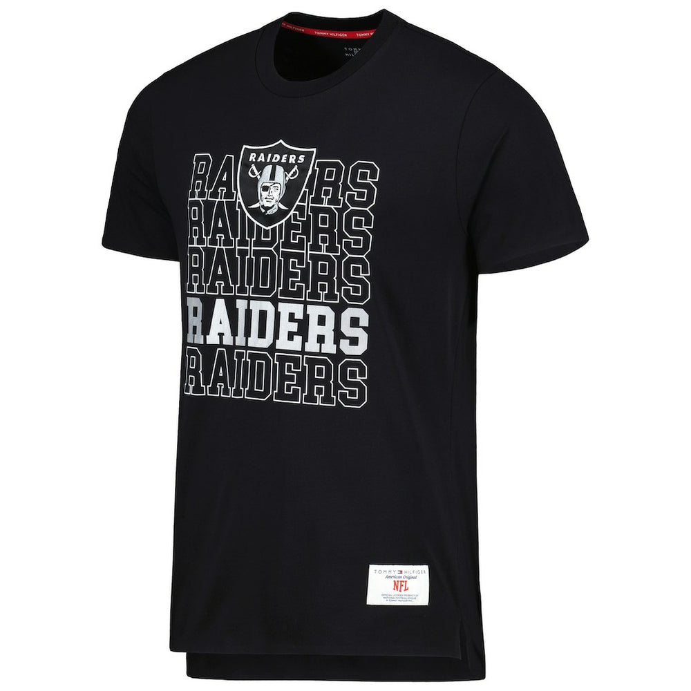 Las Vegas Raiders Tommy Hilfiger Liam T-Shirt Black - NFL
