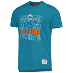 Miami Dolphins Tommy Hilfiger Liam T-Shirt Aqua - NFL