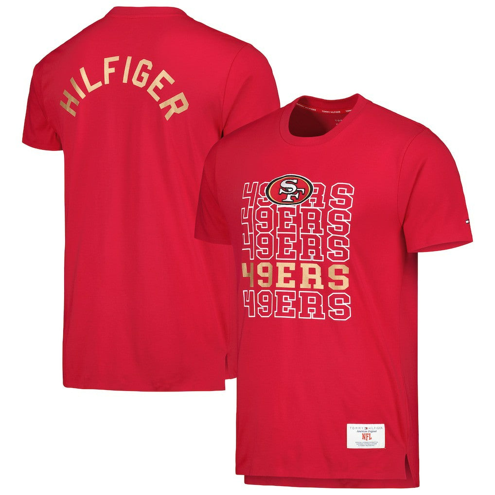 San Francisco 49ers Tommy Hilfiger Liam T-Shirt Scarlet - NFL