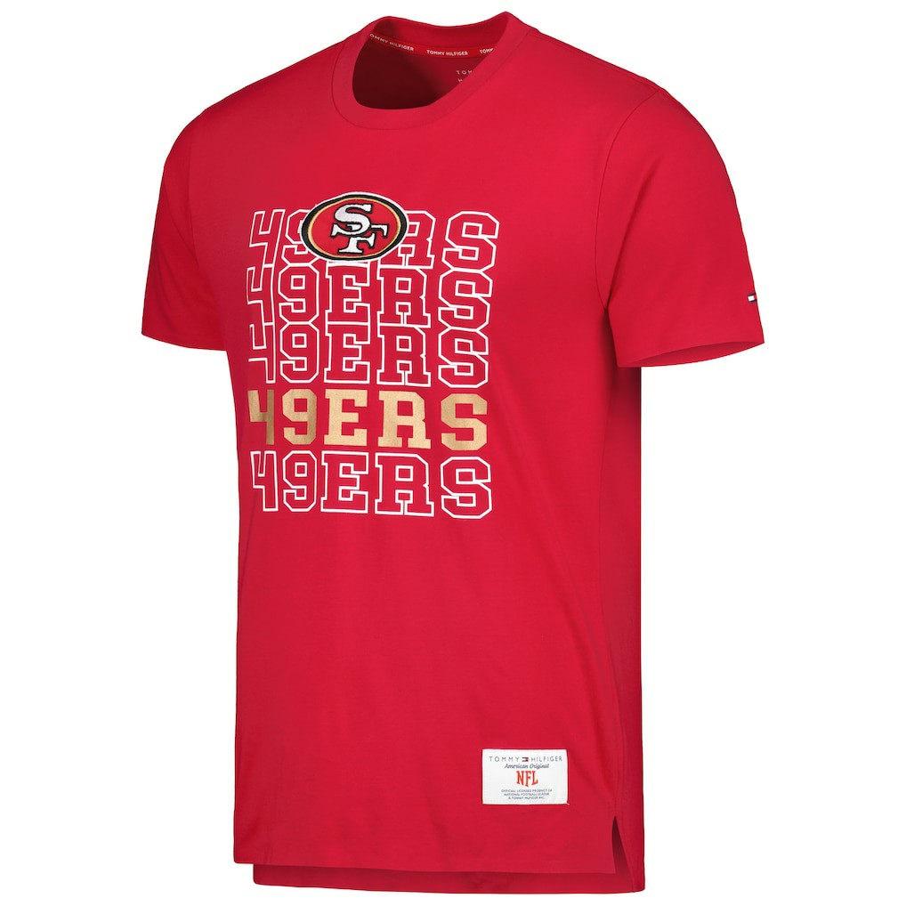 San Francisco 49ers Tommy Hilfiger Liam T-Shirt Scarlet - NFL