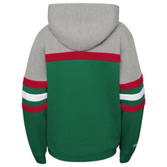 Mitchell & Ness - Milwaukee Bucks Youth Hardwood Classics Head Coach Pullover Hoodie - Green/Heather Gray
