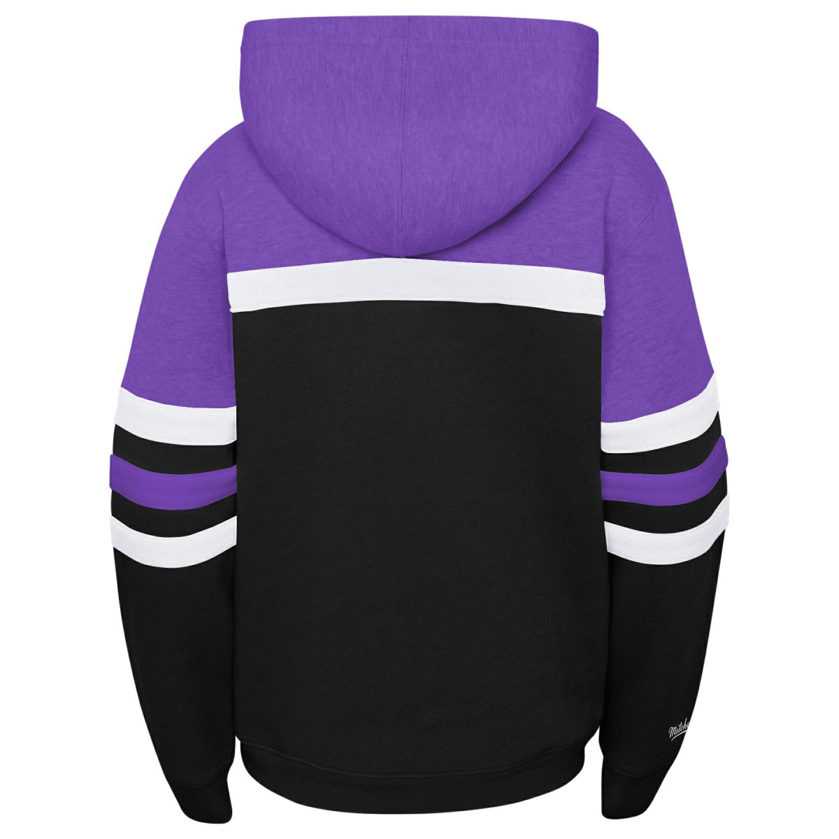 Mitchell & Ness - Toronto Raptors Youth Hardwood Classics Head Coach Pullover Hoodie - Purple/Heather Gray