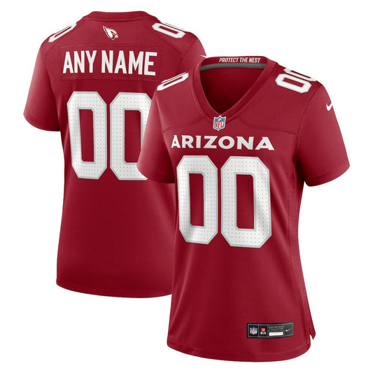 Arizona Cardinals Women's Custom Game Jersey - Cardinal | NFL Jerseys