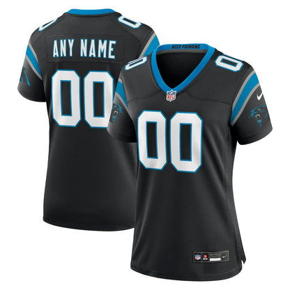 Carolina Panthers Women's Custom Game Jersey - Black | NFL Jerseys