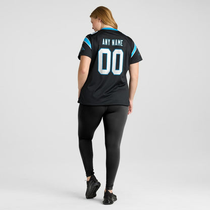 Carolina Panthers Women's Custom Game Jersey - Black | NFL Jerseys