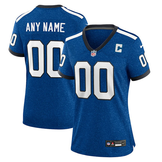 Indianapolis Colts Women's Indiana Nights Alternate Custom Game Jersey - Royal | NFL Jerseys
