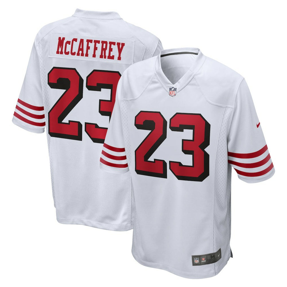 Christian McCaffrey San Francisco 49ers Game Jersey White - Nike
