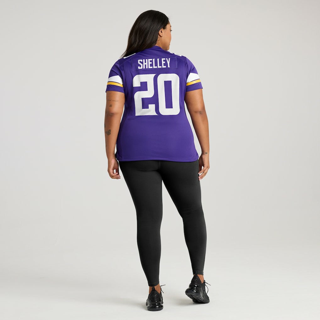 Duke Shelley Minnesota Vikings Women's Home Game Player Jersey Purple - Nike