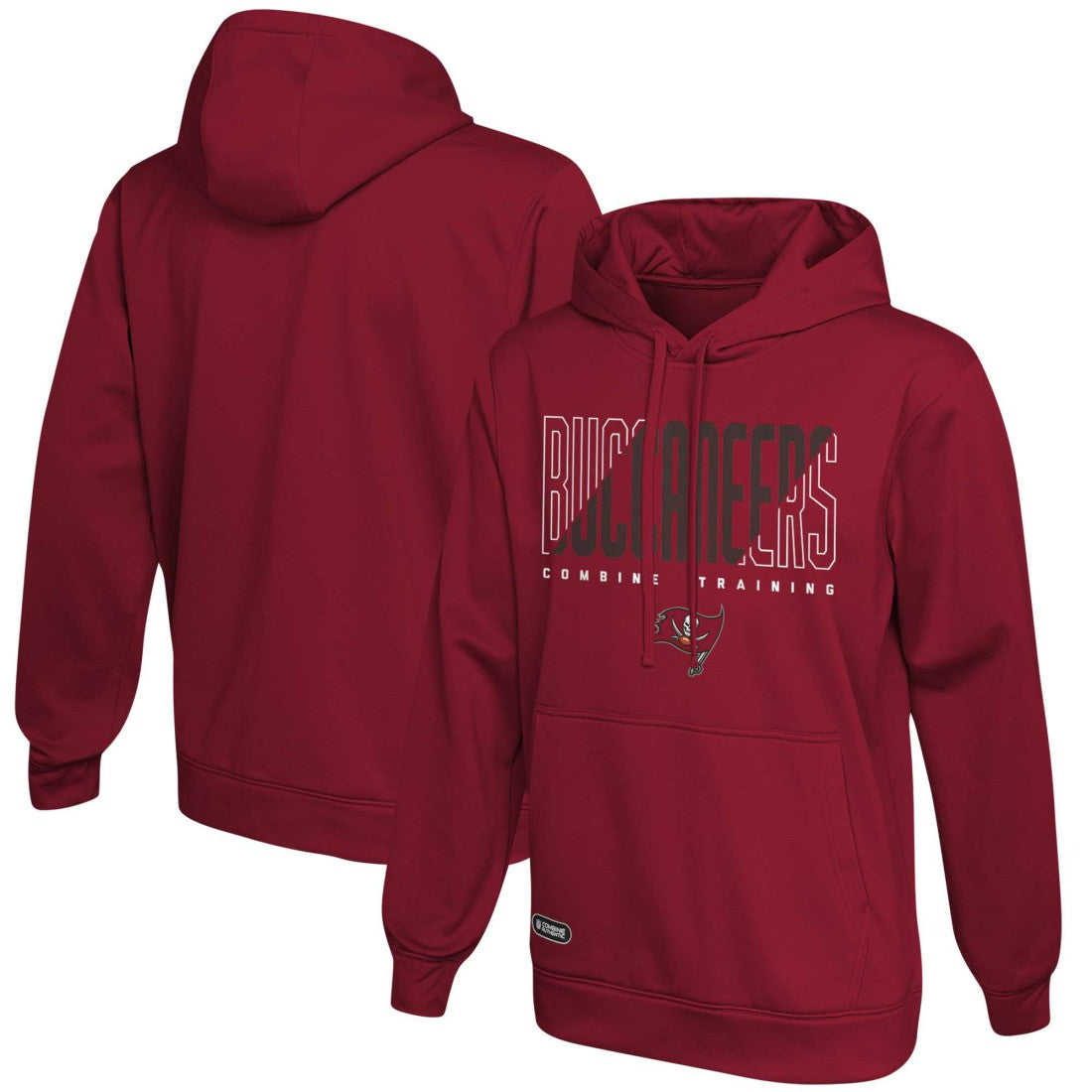 Tampa Bay Buccaneers Backfield Combine Authentic Pullover Hoodie Red - NFL