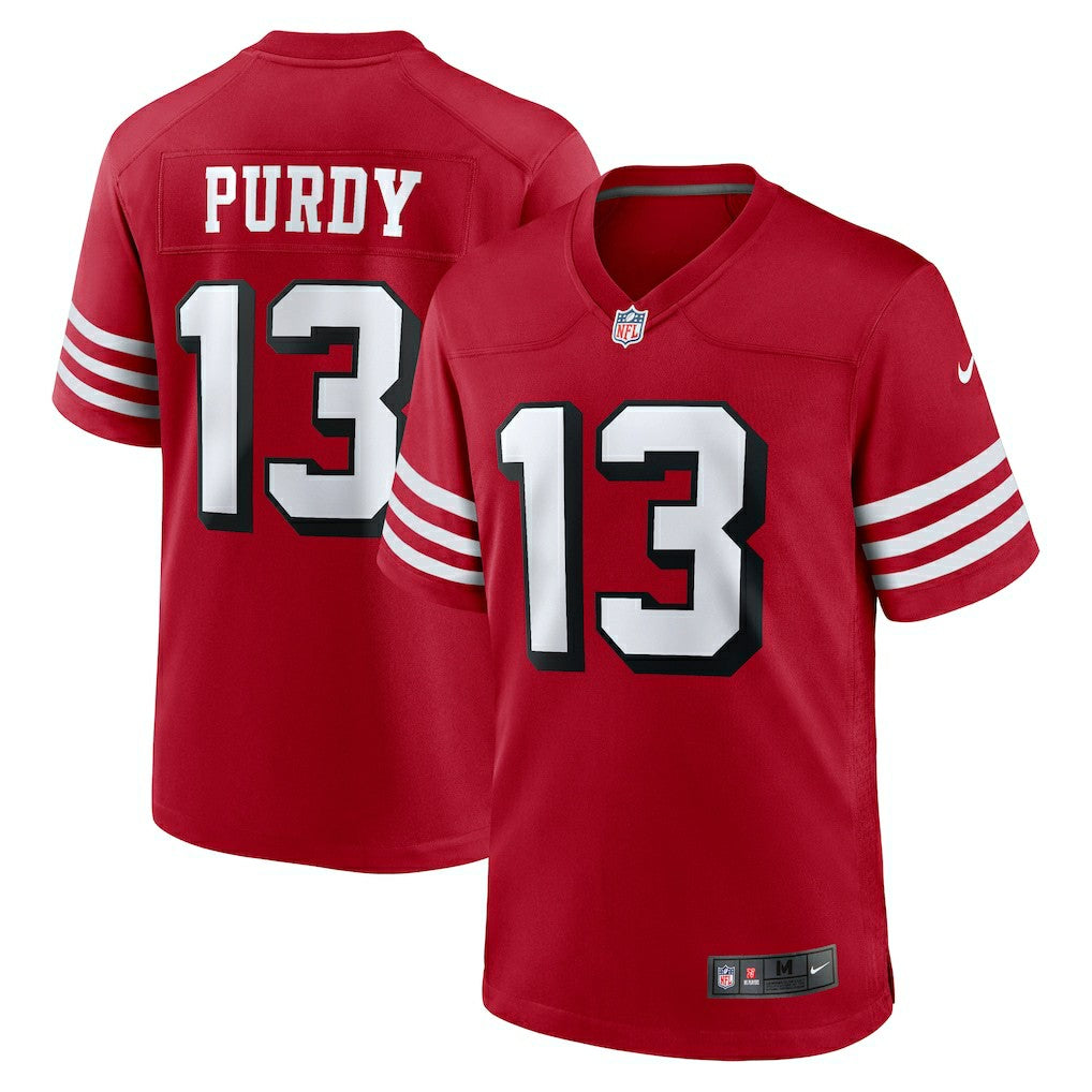 Brock Purdy San Francisco 49ers Alternate Game Player Jersey Scarlet - Nike