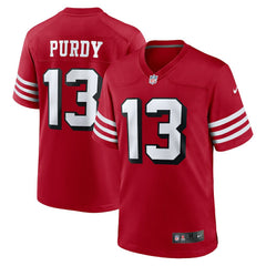 Brock Purdy San Francisco 49ers Alternate Game Player Jersey Scarlet - Nike