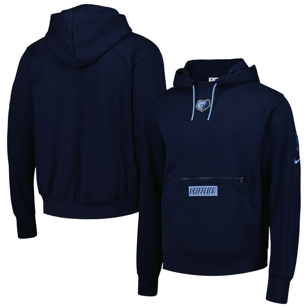 Nike - Memphis Grizzlies Courtside Heavyweight Pullover Hoodie - Navy