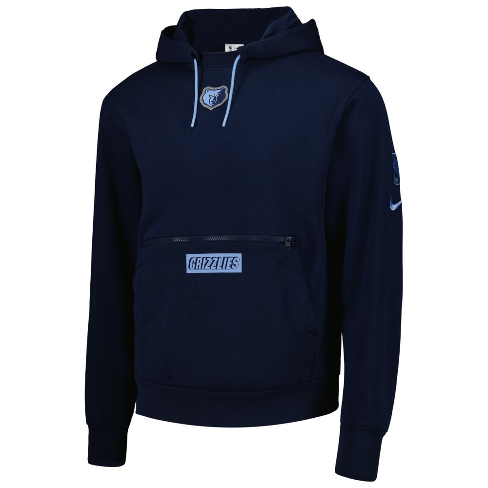Nike - Memphis Grizzlies Courtside Heavyweight Pullover Hoodie - Navy