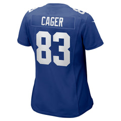 Lawrence Cager New York Giants Women's Home Game Player Jersey Royal - Nike