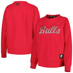 NBA - Chicago Bulls DKNY Sport Women's Regina Raglan Pullover Sweatshirt - Red