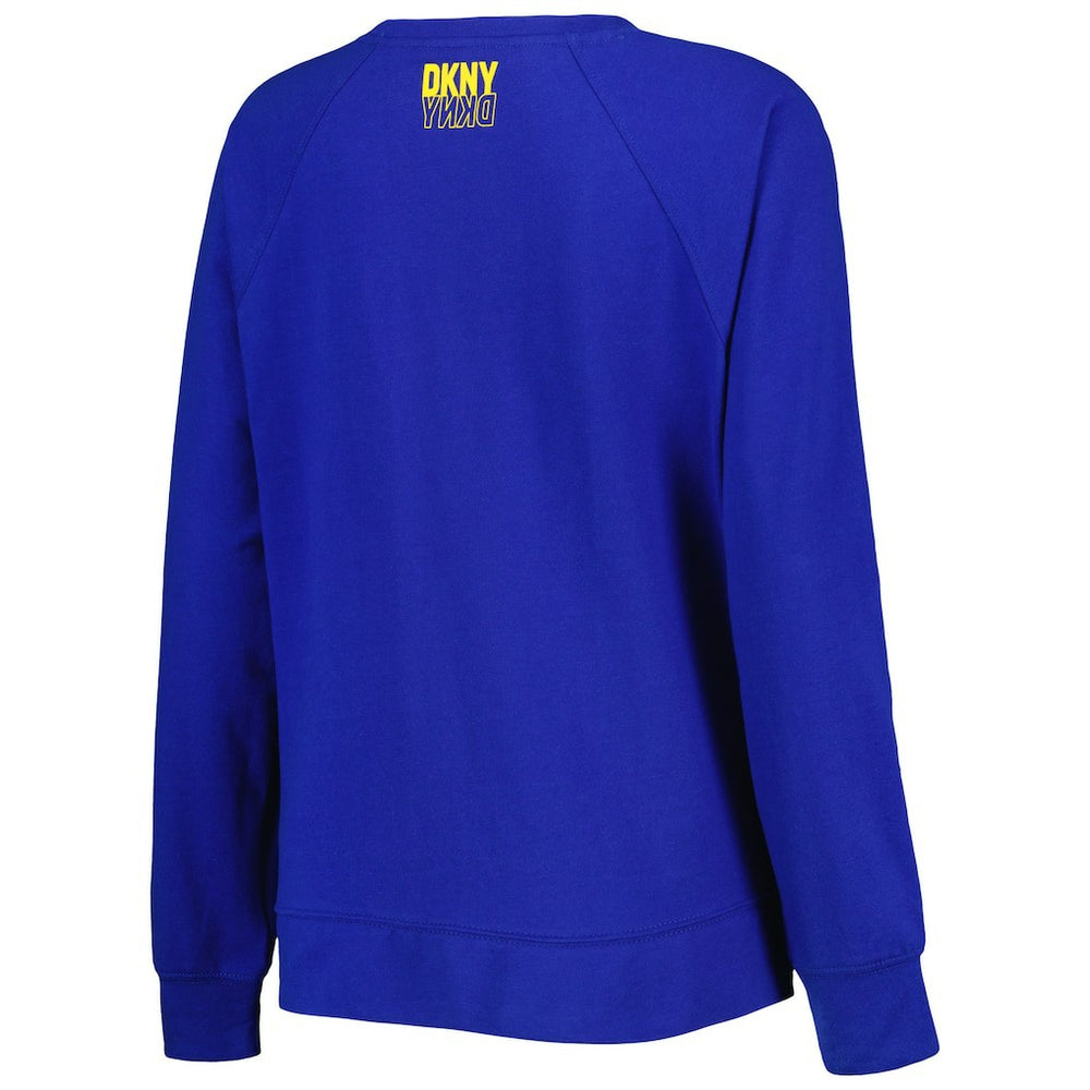 NBA - Golden State Warriors DKNY Sport Women's Regina Raglan Pullover Sweatshirt - Royal