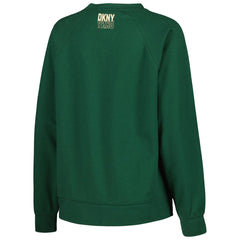 NBA - Milwaukee Bucks DKNY Sport Women's Regina Raglan Pullover Sweatshirt - Hunter Green