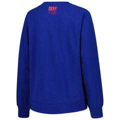 NBA - Philadelphia 76ers DKNY Sport Women's Regina Raglan Pullover Sweatshirt - Royal