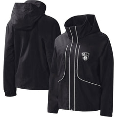 NBA - Brooklyn Nets G-III 4Her by Carl Banks Women's Last Shot Full-Zip Hoodie - Black