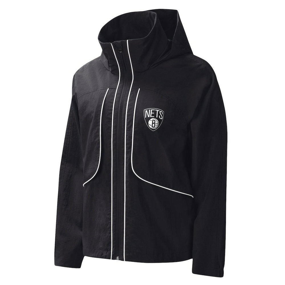 NBA - Brooklyn Nets G-III 4Her by Carl Banks Women's Last Shot Full-Zip Hoodie - Black