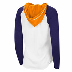 NBA - Phoenix Suns G-III 4Her by Carl Banks Women's MVP Raglan Hoodie Long Sleeve T-Shirt - White