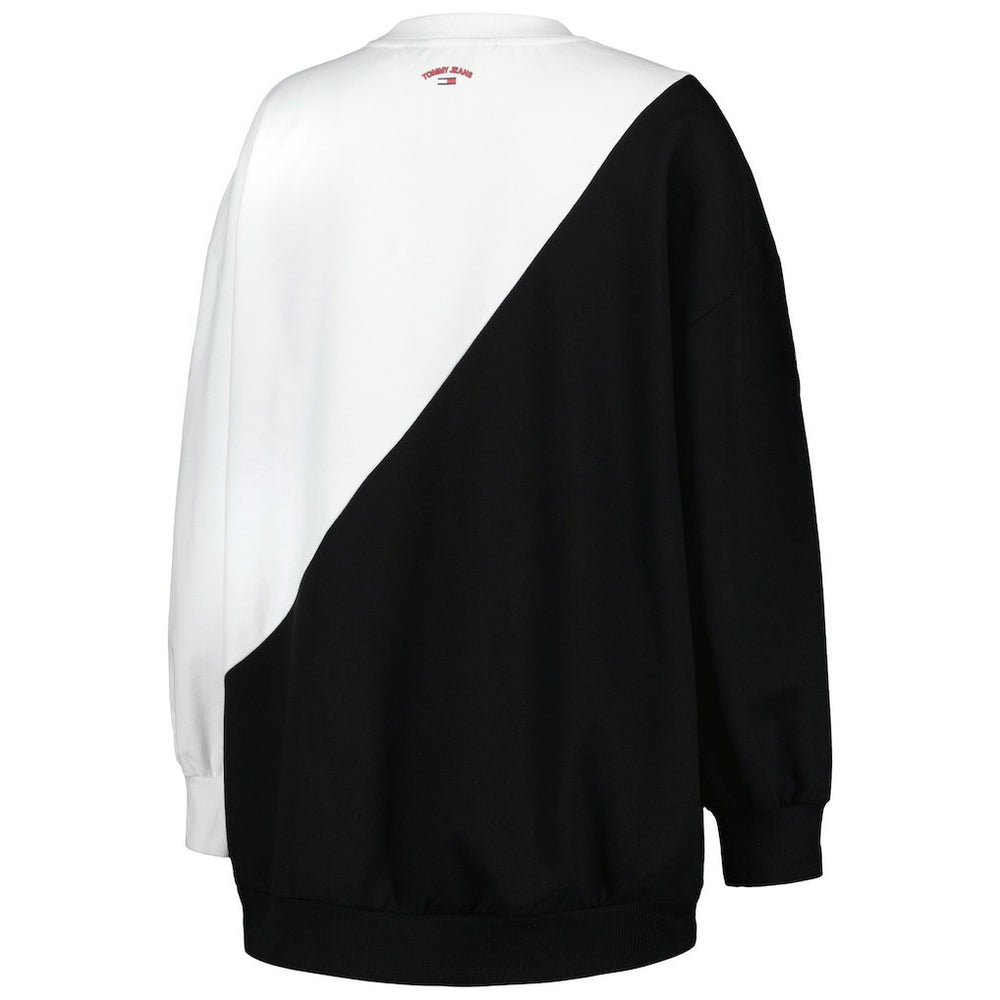 NBA - Brooklyn Nets Tommy Jeans Women's Ariel Pullover Sweatshirt - Black/White
