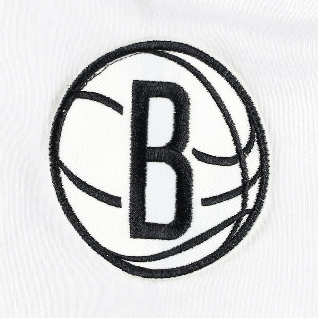 NBA - Brooklyn Nets Tommy Jeans Women's Ariel Pullover Sweatshirt - Black/White